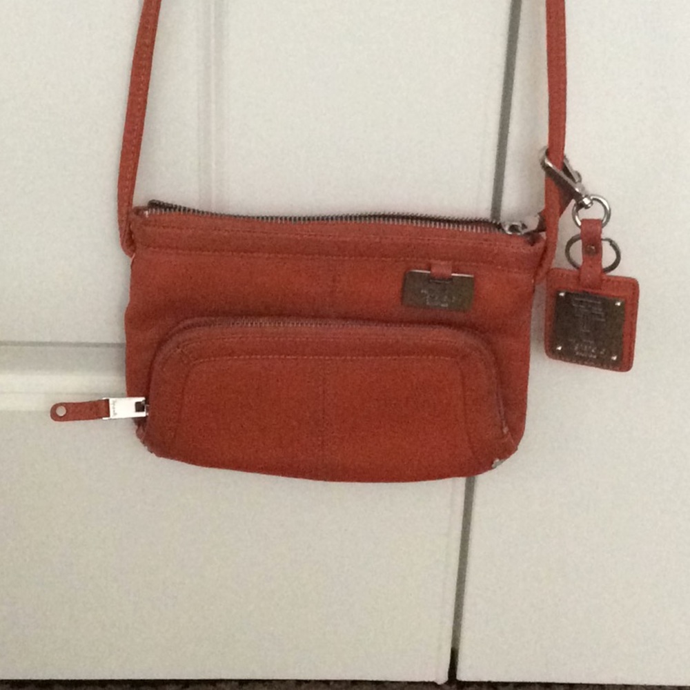 Orange crossbody bag